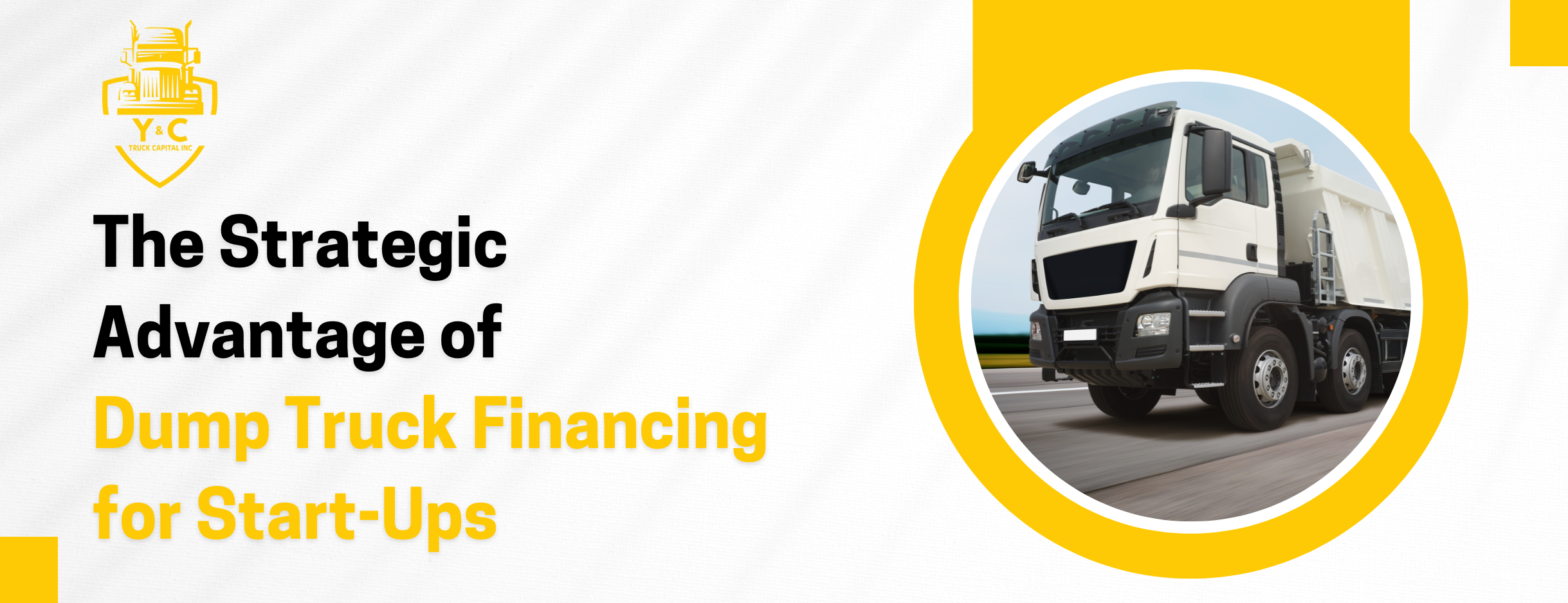 dump truck financing for start-up business